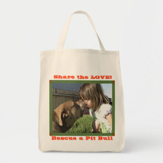 Bolsa Tote Compartilhe do AMOR! e salve um pitbull