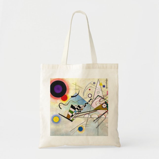 Bolsa Tote Composição 8 de Kandinsky (Frente)