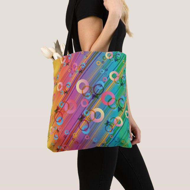 Bolsa Tote Composição abstrato (Close Up)