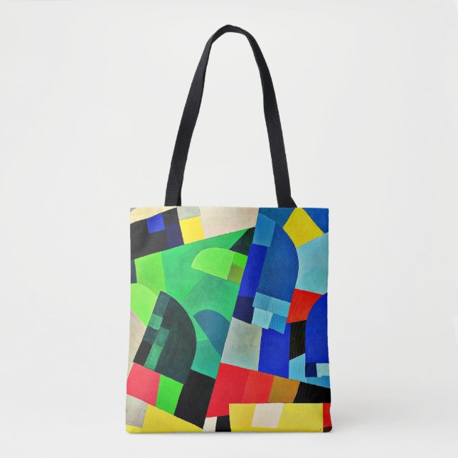 Bolsa Tote Composição, abstrato de Otto Freundlich (Frente)