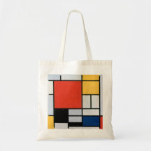 Composição de Mondrian Vermelho, Amarelo, Azul, Pr