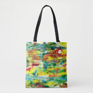 Bolsa Tote Composição de pintura de óleo de desenhar à mão.