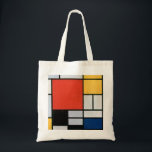 Bolsa Tote Composição Mondrial Amarelo Vermelho Azul Preto<br><div class="desc">Composição de Piet Mondrian com a famosa pintura vermelha,  amarela,  azul e preta (1921).</div>