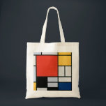 Bolsa Tote Composição Mondrial Amarelo Vermelho Azul Preto<br><div class="desc">Composição de Piet Mondrian com a famosa pintura vermelha,  amarela,  azul e preta (1921).</div>