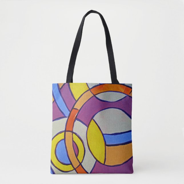 Bolsa Tote Composição nº 14 de Michael Moffa (Frente)