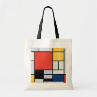 Composição Vermelho, Amarelo, Azul, Preto, Mondria