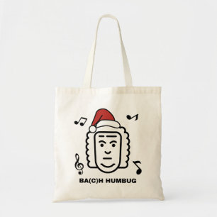 Bolsa Tote Compositor de Música Clássica Divertida BACH Piada