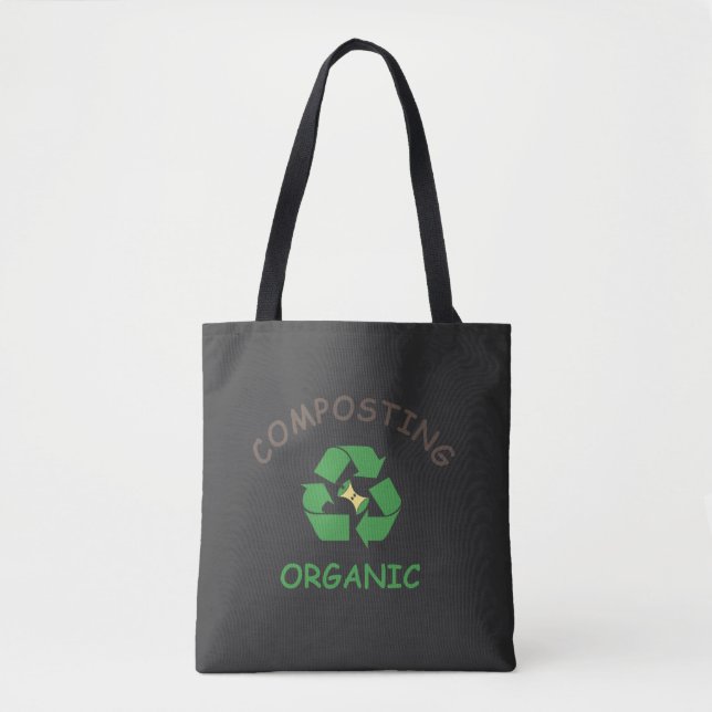Bolsa Tote compostagem compostadora de compostagem agricultur (Frente)