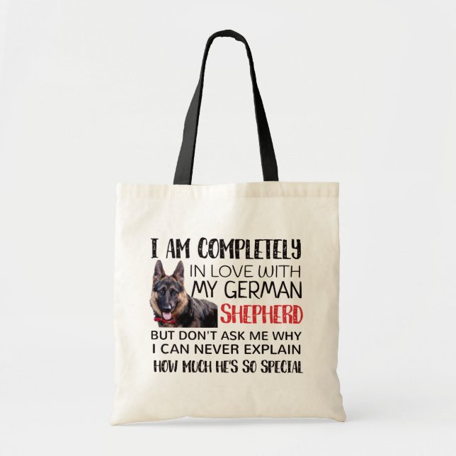 Bolsa Tote Compra do german shepherd (Frente)