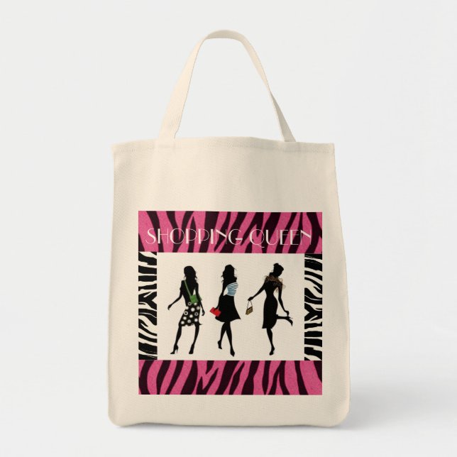 BOLSA TOTE COMPRANDO COLEÇÃO DE RAINHAS (Frente)