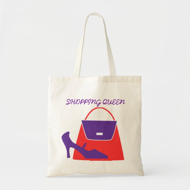 BOLSA TOTE COMPRANDO COLEÇÃO DE RAINHAS (Frente)