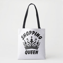 Bolsa Tote Comprando Rainha-Trendy para Fashionistas