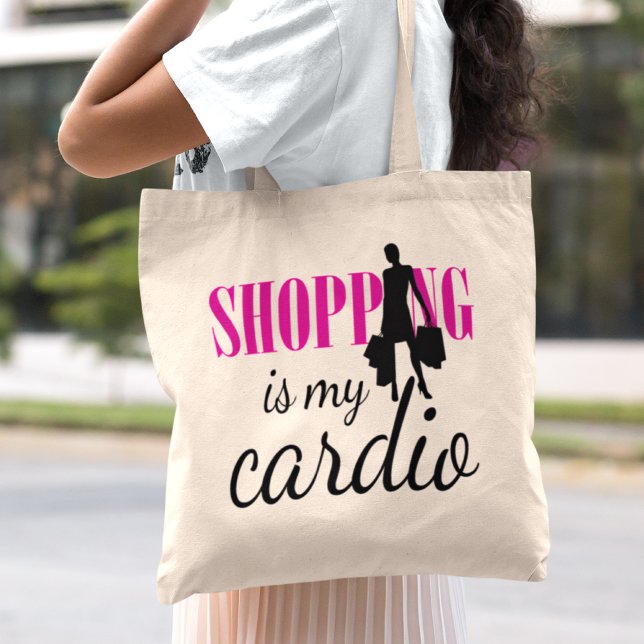 Bolsa Tote Comprar é o meu Impressão gráfico de cardio (v1) (Criador carregado)