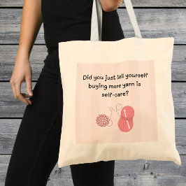Bolsa Tote “Comprar Fio é Cuidado Pessoal” Saca de Tote Diver