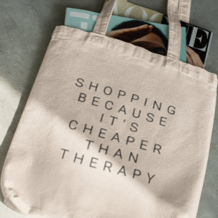 Bolsa Tote Comprar porque é mais barato que o saco de terapia