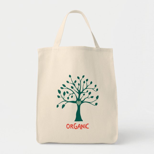 Bolsa Tote Comprar Saco de Compras Orgânico (Frente)