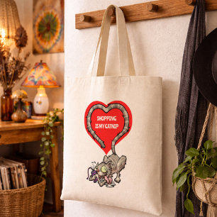 Bolsa Tote Compras de Gato Excêntrico É Minha Alternativa de