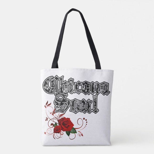 Bolsa Tote Compre de impressão Chicana Soul Bandana (Verso)