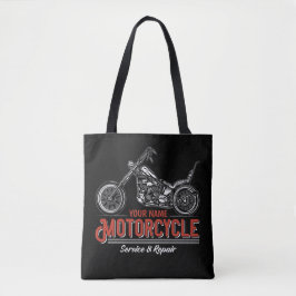 Bolsa Tote Compro Personalizado de Reparo de Biker de Serviço