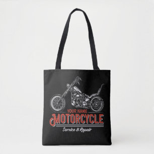 Bolsa Tote Compro Personalizado de Reparo de Biker de Serviço
