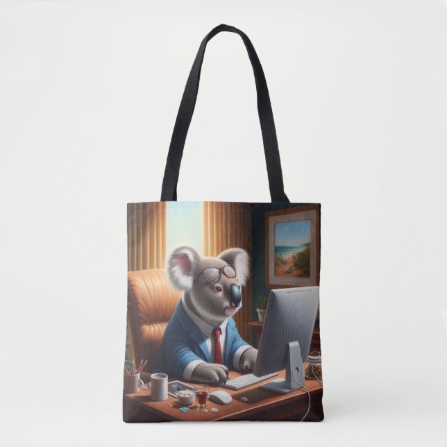 Bolsa Tote Computador Koala (Frente)