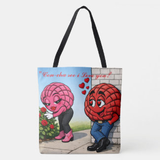Bolsa Tote Concha atingida pelo amor