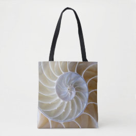 Bolsa Tote Concha | Nautilus | Espiral do ouro