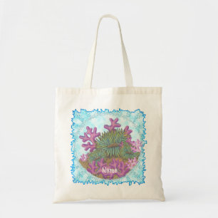 Bolsa Tote Conchas de Coral do Mar Nebuloso