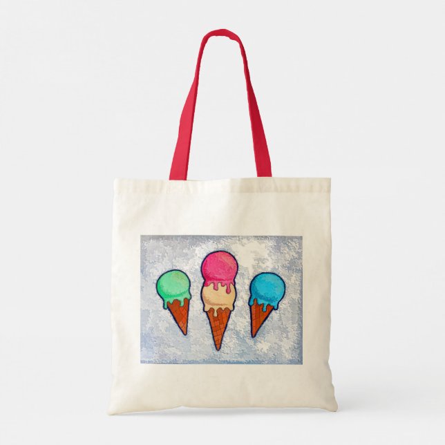 Bolsa Tote Cones de sorvete (Verso)