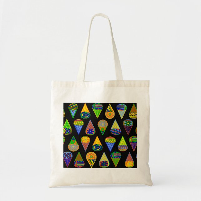 Bolsa Tote Cones de Sorvete de Super-Heróis (Frente)