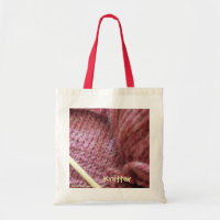 Confecção de malhas/saco do Knitter
