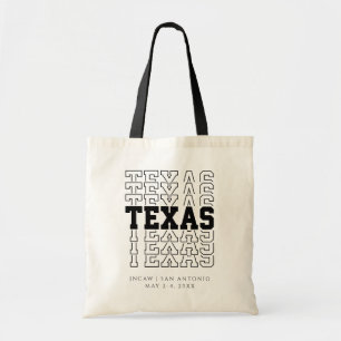 Bolsa Tote Conferência de Boas-vindas Bag Texas Trade Show Bo