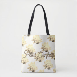 Bolsa Tote Confetti de Flor Amarelo Personalizado