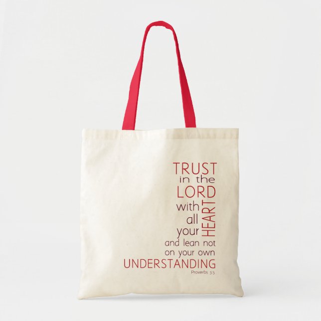 Bolsa Tote Confiança no senhor Saco (Frente)