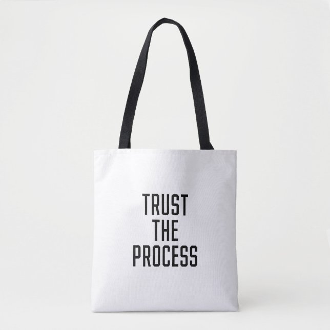 Bolsa Tote Confiar no processo (Frente)