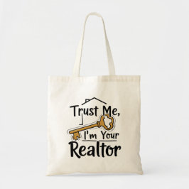Bolsa Tote Confie em mim, sou o seu corretor de imóveis