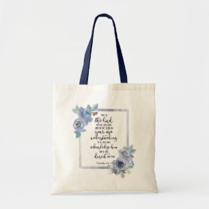 Bolsa Tote Confie no Senhor floral