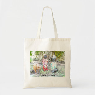 Bolsa Tote Configuração da selva de bonecas africanas dos m