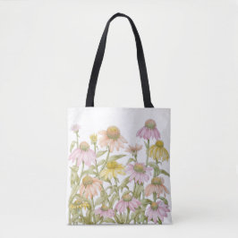 Bolsa Tote Confluentes Aquarela Arte Botânica