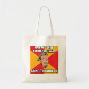 Bolsa Tote Confucius diz ir a Banguecoque