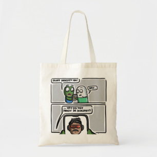 Bolsa Tote "Confusão de Notícias de Última Hora"