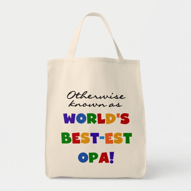 Bolsa Tote Conhecidos como melhores t-shirts e presentes (Frente)