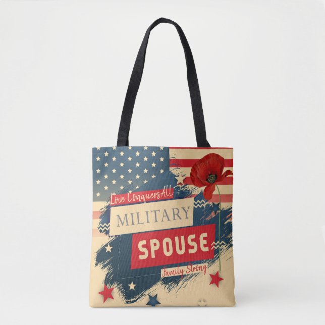 Bolsa Tote Cônjuge Militar (Frente)