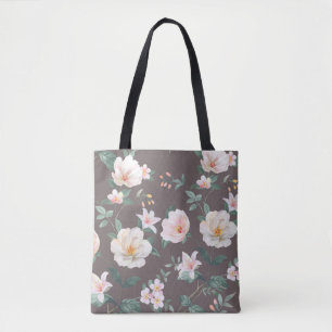 Bolsa Tote conjunto de alta qualidade de várias flores de aqu