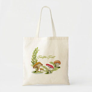 Bolsa Tote Conjunto de aquarelas da floresta de fairytale de 