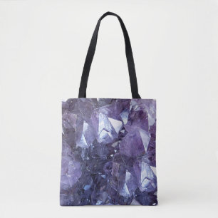 Bolsa Tote Conjunto de cristal Amethyst