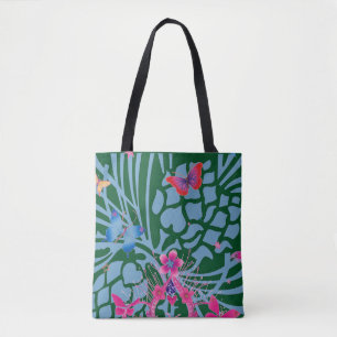 Bolsa Tote Conjunto de Designers Personalizados Borboleta do