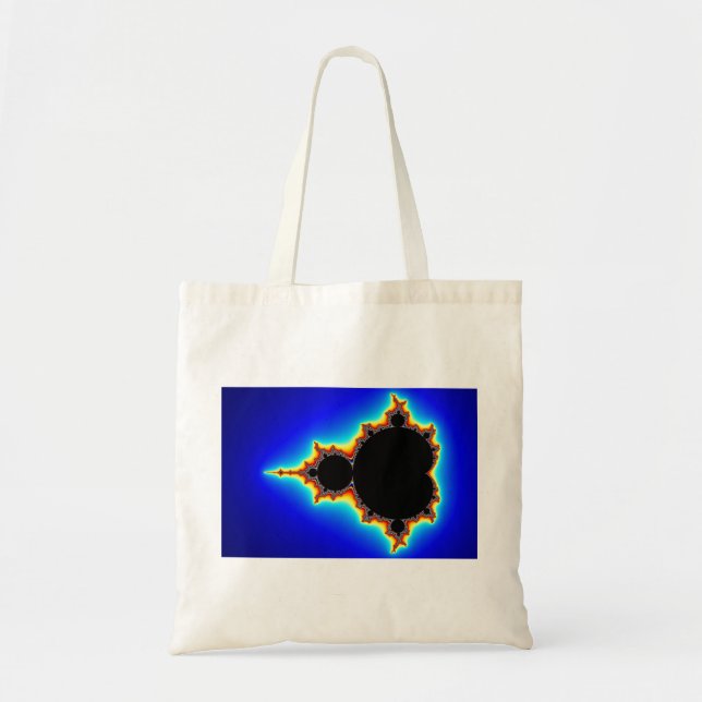 Bolsa Tote Conjunto de Mandelbrot Original 03 - Fratural (Frente)