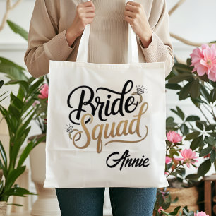 Bolsa Tote Conjunto de Noivas de Ouro Personalizado Festa de 