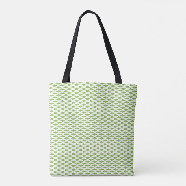 Bolsa Tote Conjunto de Pastas Arquivo Verde Botânico (Verso)
